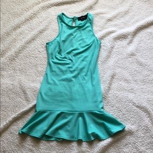 Aquamarine mini dress